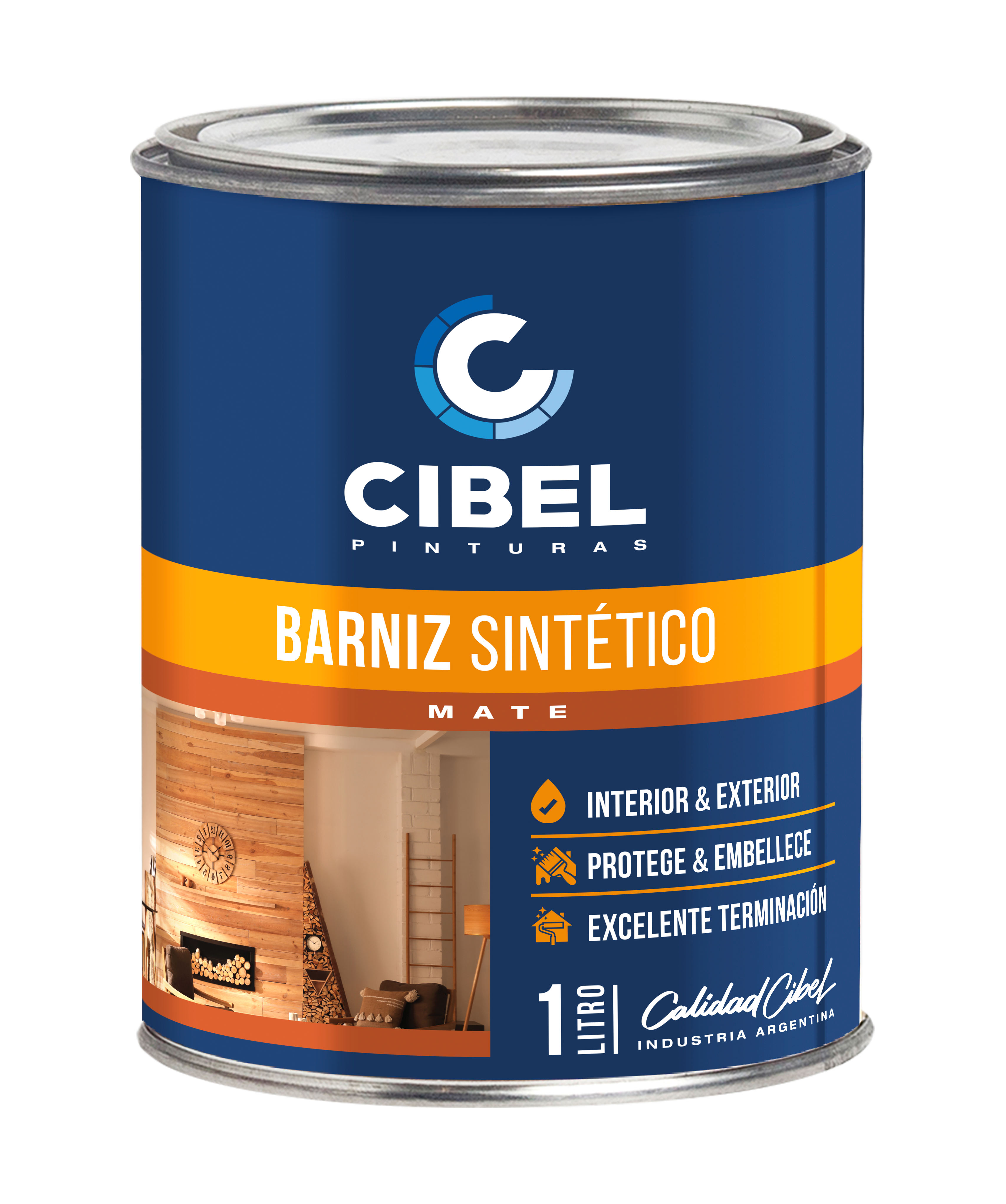 Barniz Sintético Mate Interior & Exterior - Cibel